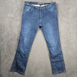 REAX 610 Jeans REXD2 Mens 38x32 Dark Wash Motorcycle Riding Jeans Axial Armor